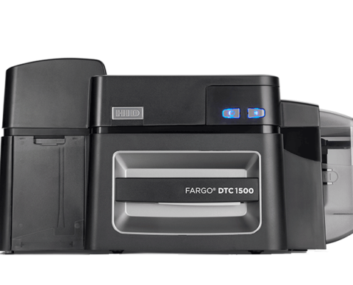 dtc1500 id card printer  hid fargo dtc1500 id card
